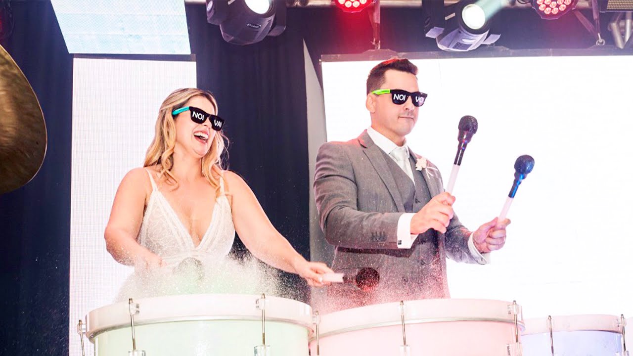 DJ, Percussão de LED & Sax Interativo Ao Vivo | DJ de Casamento no ...