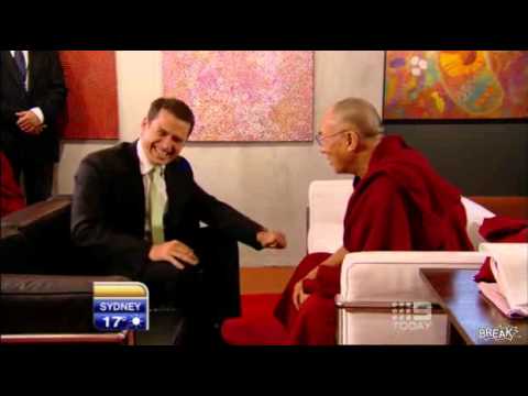 Reporter Bombs Joke With Dalai Lama