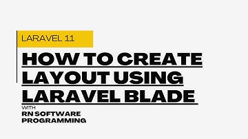 How to Create Layout Using Laravel Blade | Master Blade Template Layouts: Laravel Guide | Part-6