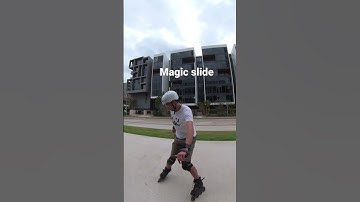 Magic slide on rollerblades #inlineskating #rollerblading #magicslide