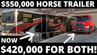 THE MOST EXPENSIVE HORSE TRAILER EVER MADE