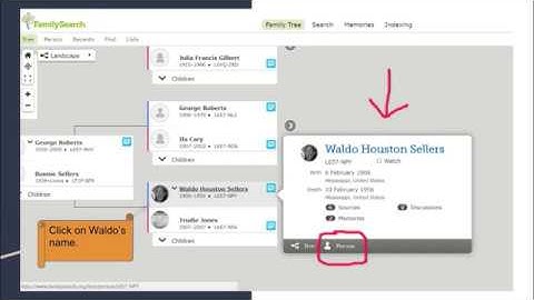 How to Remove a Parent Relationship in FamilySearch.org