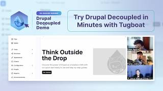 Try Drupal Decoupled in Minutes with Tugboat