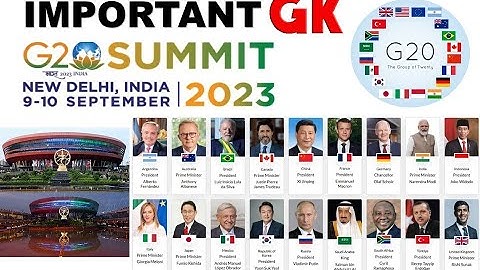 G20 Quiz: GK Questions  & Answers on G20 Summit 2023