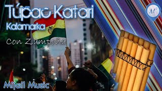 Video thumbnail of "✅KALAMARKA con ZAMPOÑA | Tupac Katari - Kalamarka ( Cover Zampoña ) | Mijail Music"
