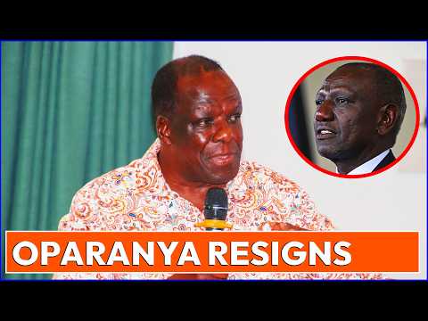 Wycliffe Oparanya Resigns From Ruto's Government After Sifuna Wave Sweeps Western