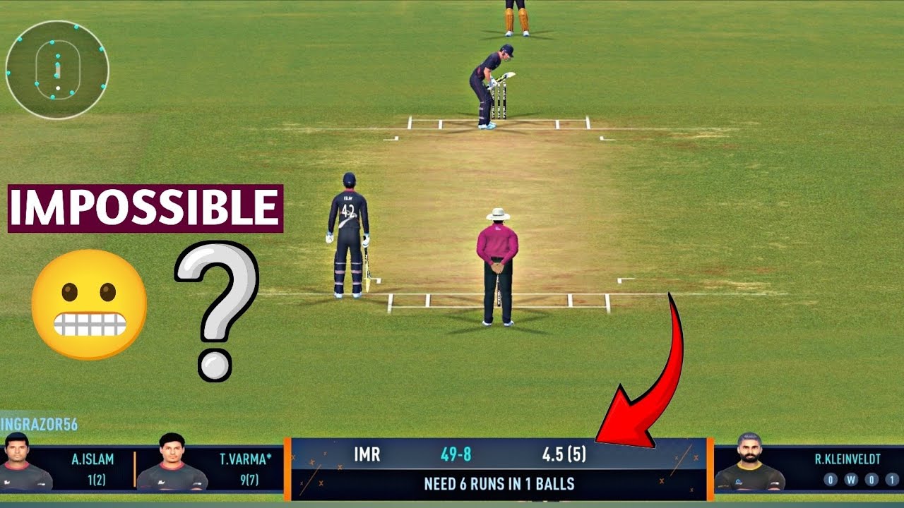 🔥 Need 6 Runs in Last Ball 😱 | Against Subscriber | Real Cricket 24 ...