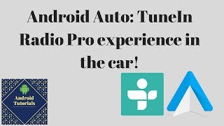 Android Auto: TuneIn Radio Pro experience in the car! screenshot 1
