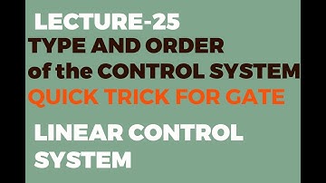 Type and Order of the Control System | LCS