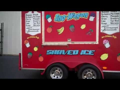 Southern Snow Wagon Shaved Ice Trailer Tag 20772 Youtube