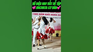 SỢI TÌNH Bachata [ Hướng Dẫn Khiêu Vũ - Dân Vũ Cho Người Mới Bắt Đầu ] #dânvũ #khiêuvũ #shorts