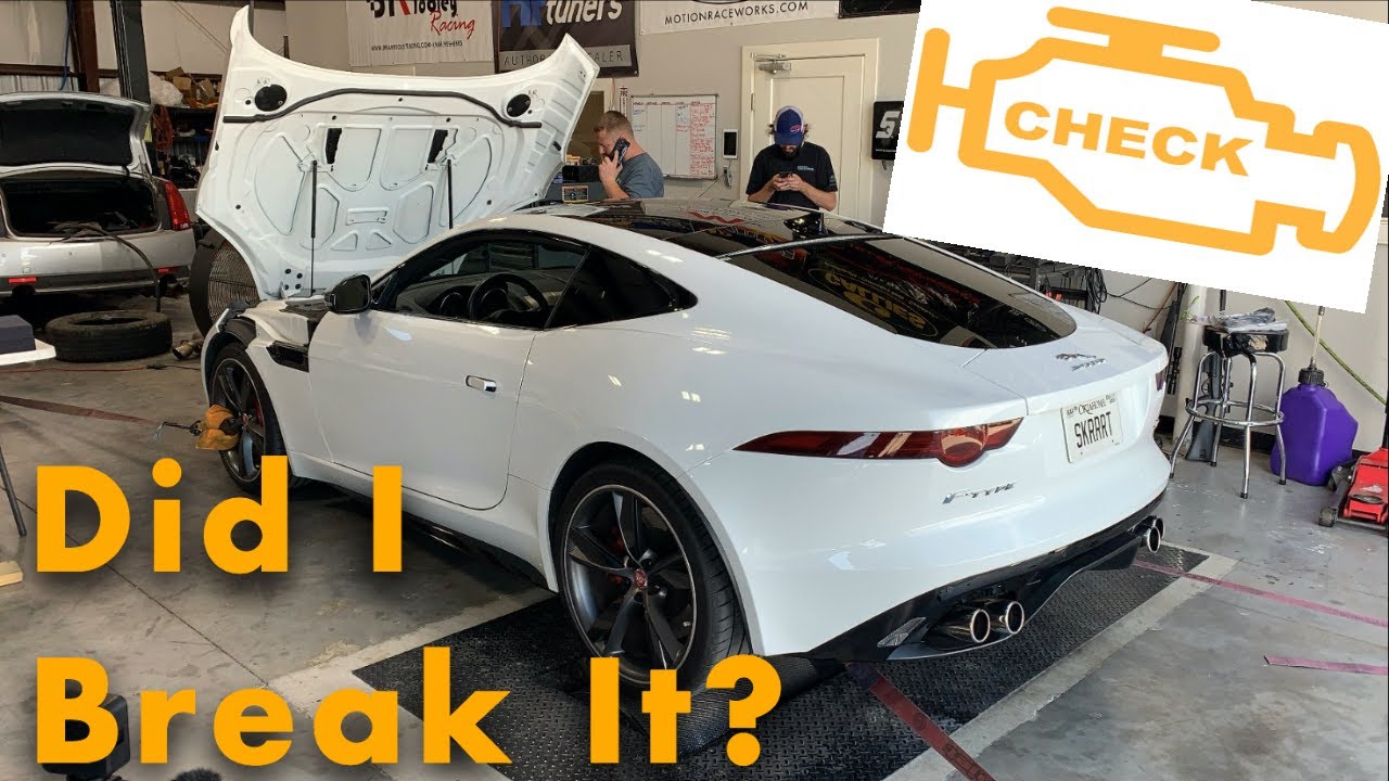Jaguar F Type R Stage Two Engine Issues.. Channel Update - YouTube
