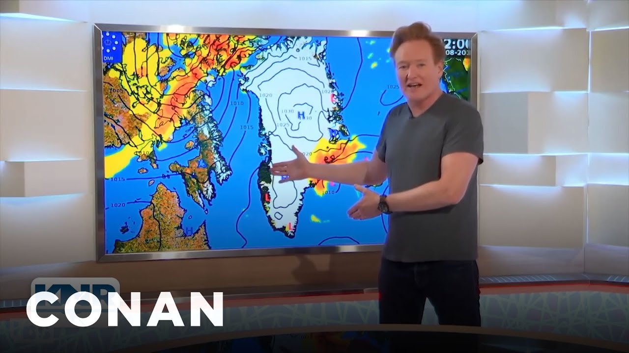 #ConanGreenland Preview: Conan Delivers A Weather Report In Greenland - CONAN on TBS