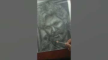 🔥😊 Pushpa on fire #pushpa #shorts #alluarjun #attitude #shortsfeed #pushpamovie #drawing #viral