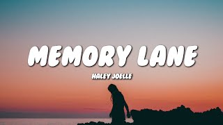 Haley Joelle - Memory Lane (Lyrics)