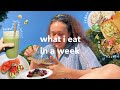 what i eat in a week 🍓 summer edition !! vegan, healthy   realistic