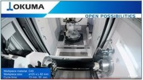 Okuma Lathe LB3000 EX II - Automation with ABB robot