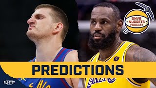 Final Predictions for the Nuggets-Lakers series