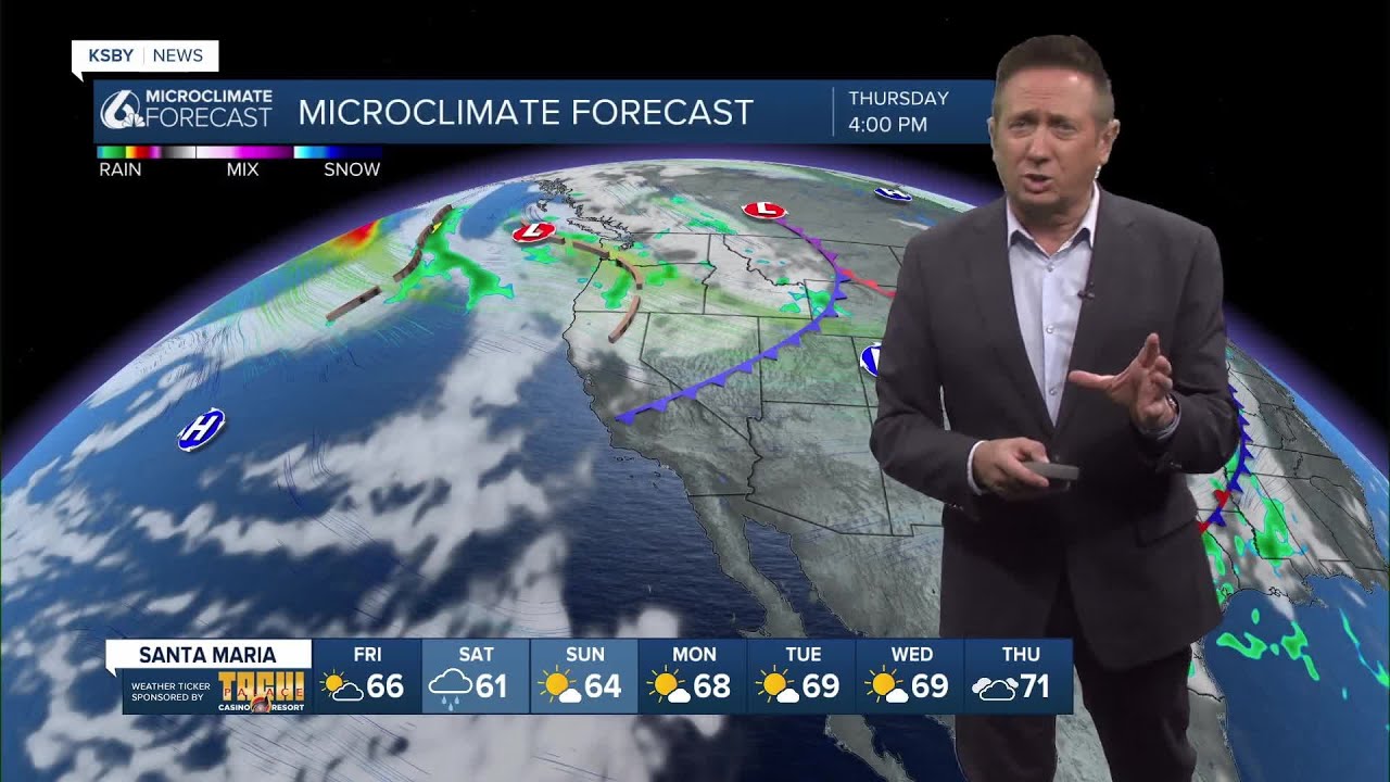 Saturday's showers look pretty light before more mild weather - YouTube