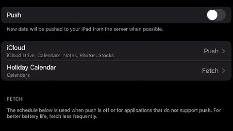 How to  Adjust Mail Fetch Settings on iOS 13 and iPadOS 13