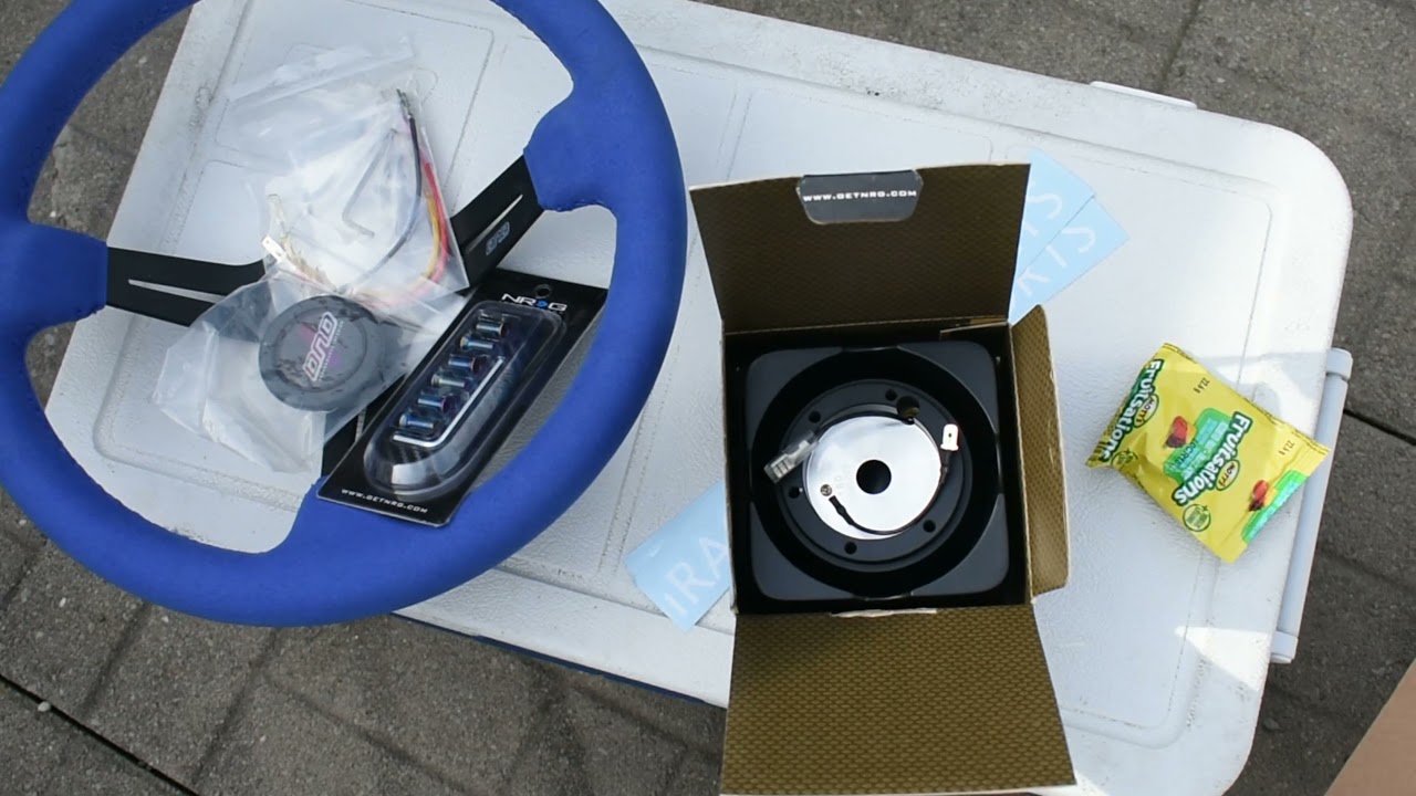 RX7 FC NRG Short Hub+Steering wheel install