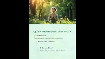 Tame Your Monkey Mind in 5 Simple Steps | Quick Mindfulness Hacks for Busy Lives #mindfulpresence