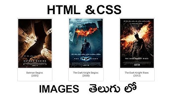 HTML & CSS In Telugu Part 20 | "Images" CSS In Telugu | HTML & CSS Tutorial In Telugu