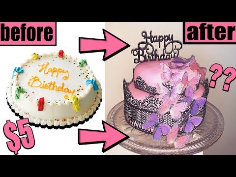 DIY BIRTHDAY CAKE MAKEOVER!