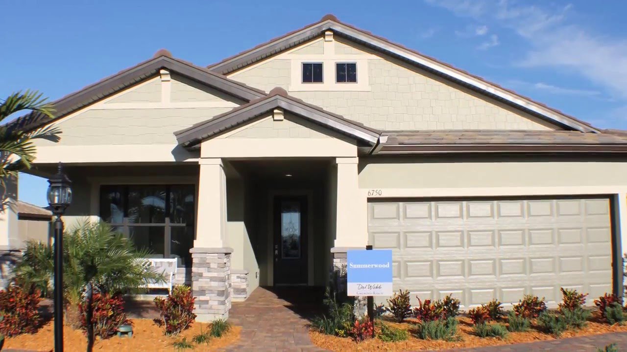 The Summerwood Model at Del b in Lakewood Ranch, Fl. YouTube