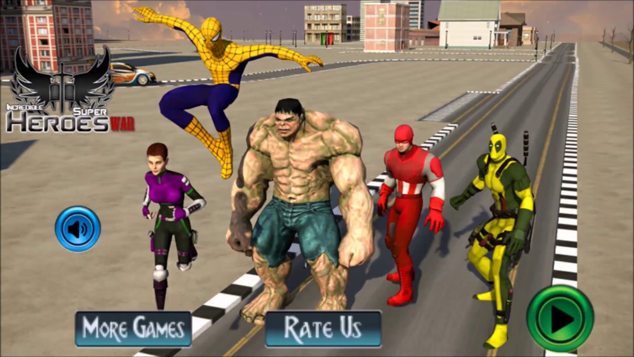games people play ►Incredible Superheros Wars (By Viking Studio) Android HD Gameplay