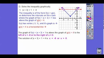 Solving Absolute Value Inequalities - Module 2.3 (Part 1)
