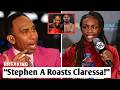 “No Way!” Stephen A  Smith ROASTS Claressa Shields Over Rolly Romero Claim