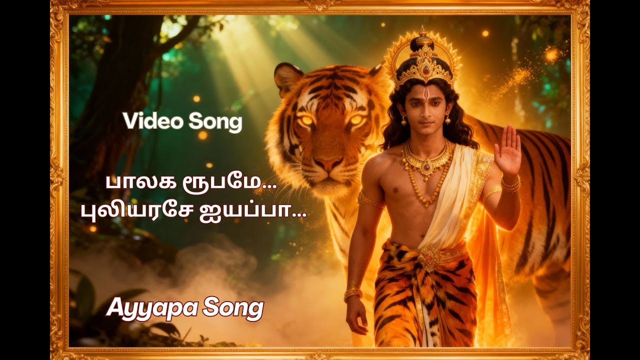 பாலக ரூபமே… புலியரசே ஐயப்பா… | Ayyappa Tiger Story | Ayappa Tamil Devotional Song | ஐயப்பா பாடல்