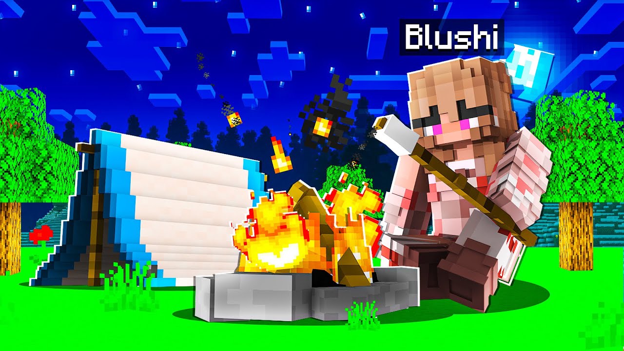 My FIRST DAY on Camp Minecraft! (Season 4 Episode 1) - YouTube