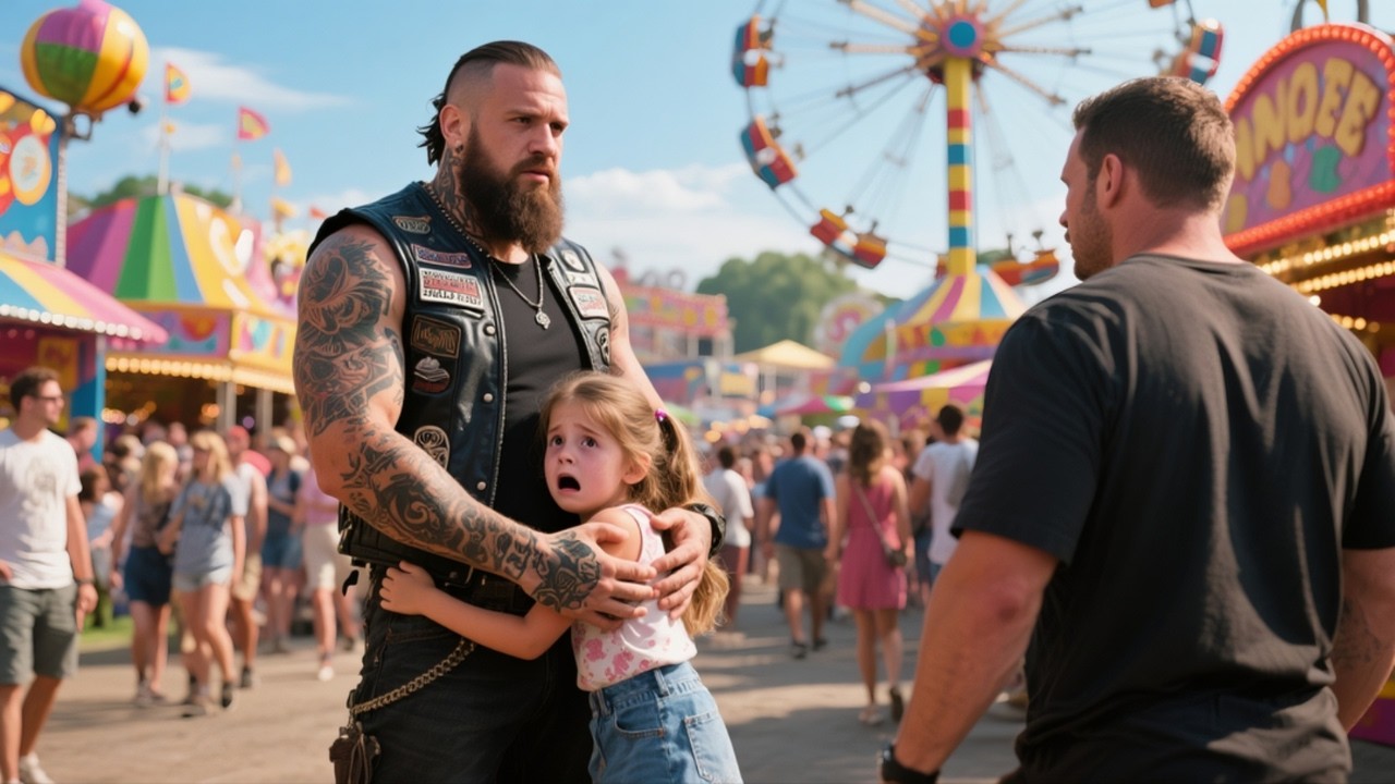 Little Girl Hugged a Tattooed Biker Thinking He Was a Hero — What Happened Next Shocked All