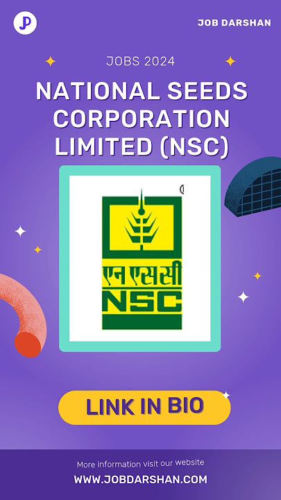 National Seeds Corporation Limited #nsc #recruitment #hiring #job #jobsearch #jobvacancy #trending