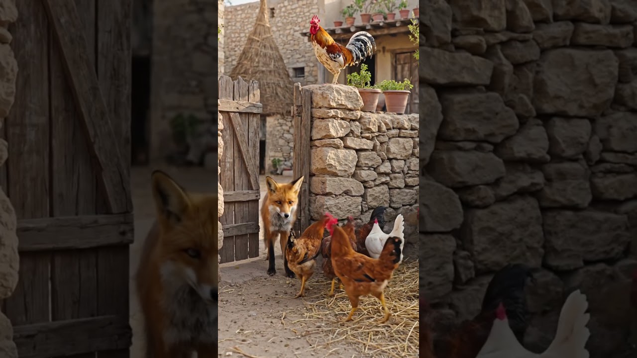 &ldquo;Sweet words can hide dangerous intentions.&rdquo; 🐓🦊#FarmerStory #LifeLesson #TrustWisely #Aivantax