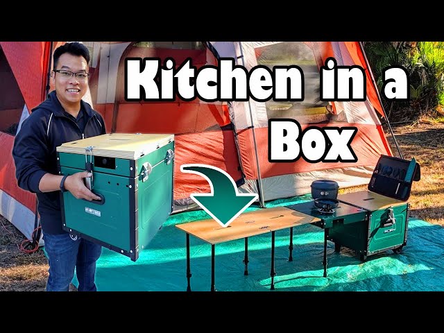 iKamper Aioks unboxing walkthrough - 2021 Best camping table, stove, and  kitchen in one? 