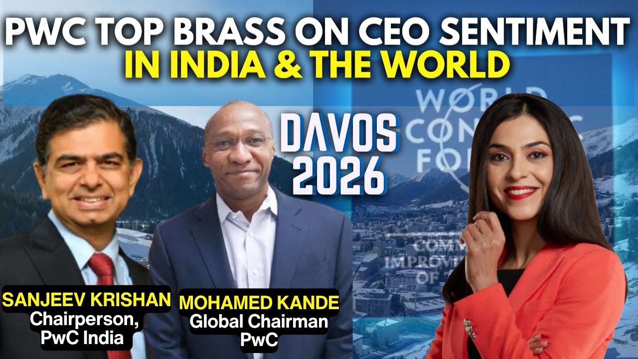 Davos WEF 2026 | PwC Survey: 77% Indian CEOs See Growth Compared To 55%  Globally