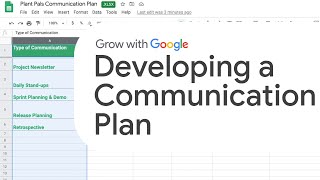 Create a Project Communication Plan | Google Project Management Certificate screenshot 3