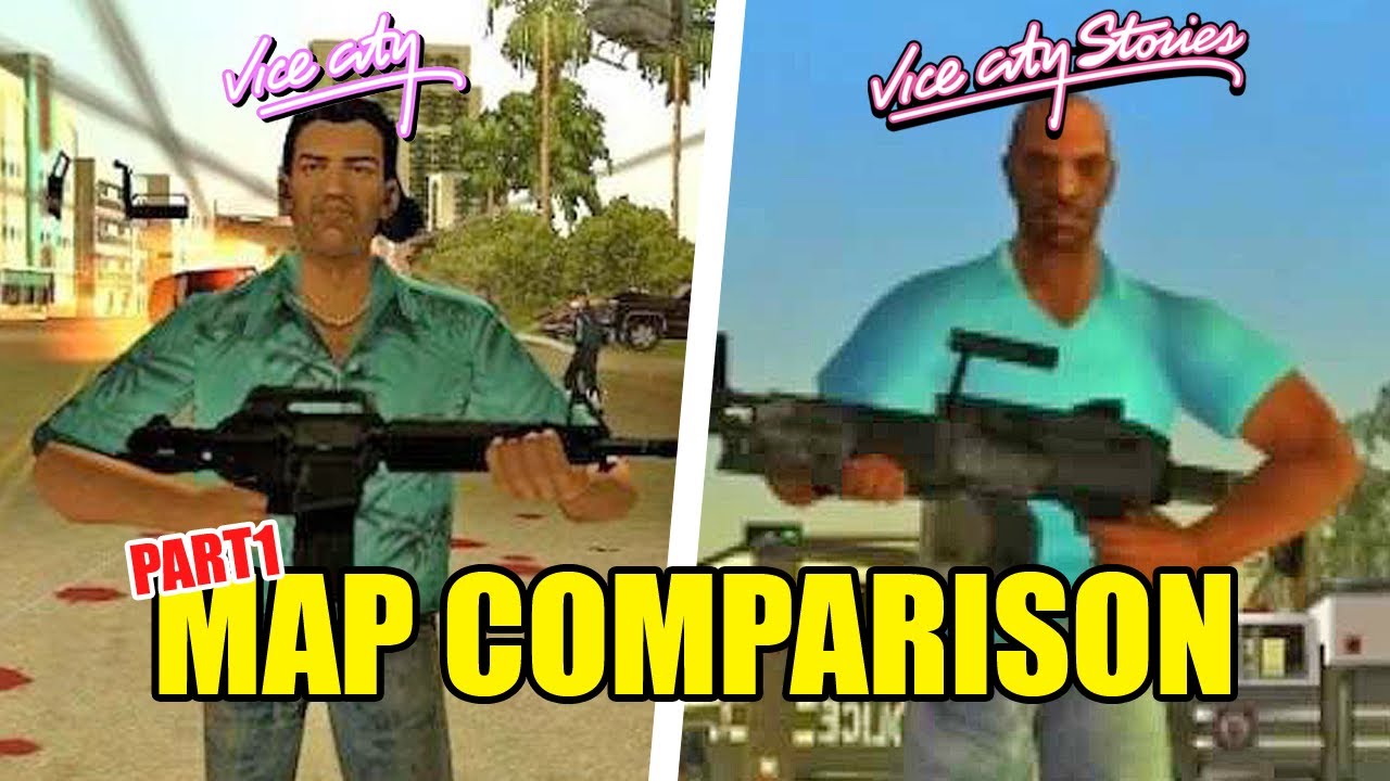 Player Offers Comparison Map Between Vice City & Grand Theft Auto