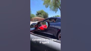 Corvette C8 Vs Jaguar F-type R