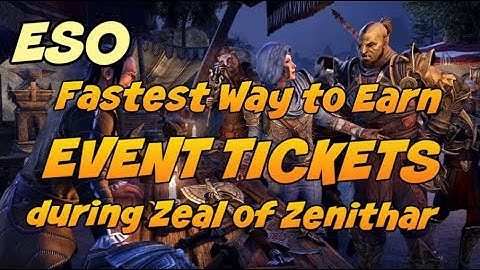 ESO FASTEST WAY to Earn EVENT TICKETS