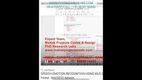 SPEECH EMOTION RECOGNITION USING MLP, SVM, Decision Tree, CNN, Random Forest- RAVDESS dataset MATLAB