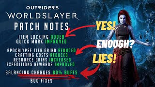 Outriders Worldslayer Patch - Buffs, Changes and LIES!? Im NOT HAPPY screenshot 5