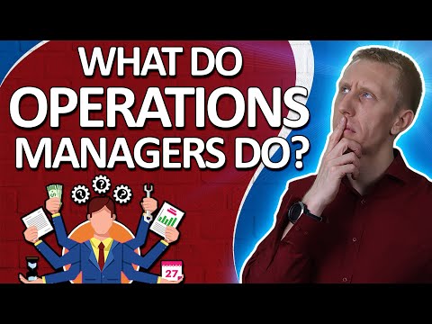 What do Operations Managers Do?