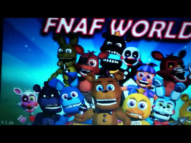 FNAF WORLD HACK !?!? FNAF World All Characters lvl 999999999999