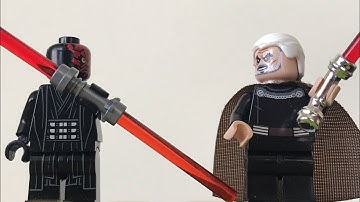 Lego Count Dooku vs Darth Maul