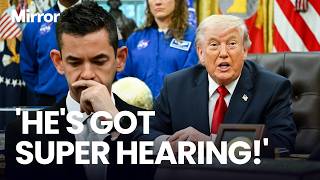 Trump brutally mocks Nasa Chief Jared Isaacman's ears during Artemis press briefing