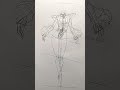 Drawing a Striking Female Runway Model 3/9
